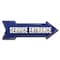 Signmission Service Entrance Arrow Decal Funny Home Decor 30in Wide D-A-10-999619 - alternate 1